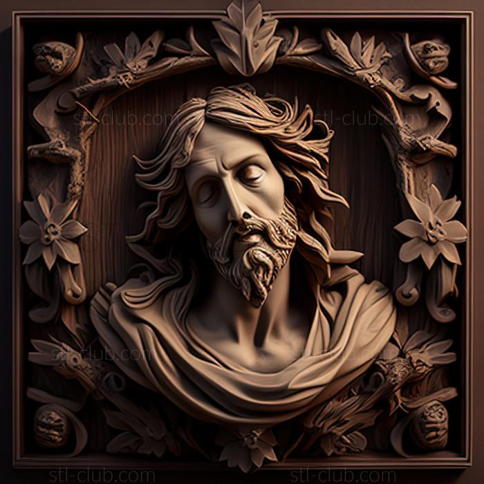 3D model st jesus (STL)